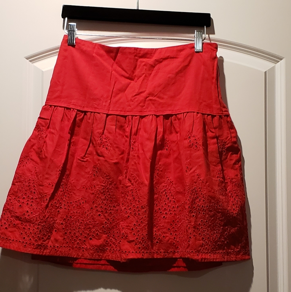 Ralph Lauren Red Skirt